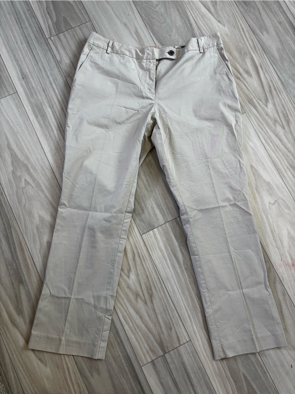 Burberry Womens Casual Dress Pants Size 14 US Beige